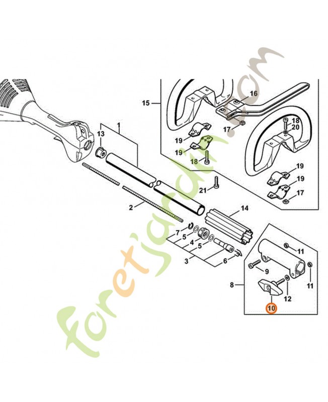 Vis a garrot Stihl ref. 4140-790-7501
