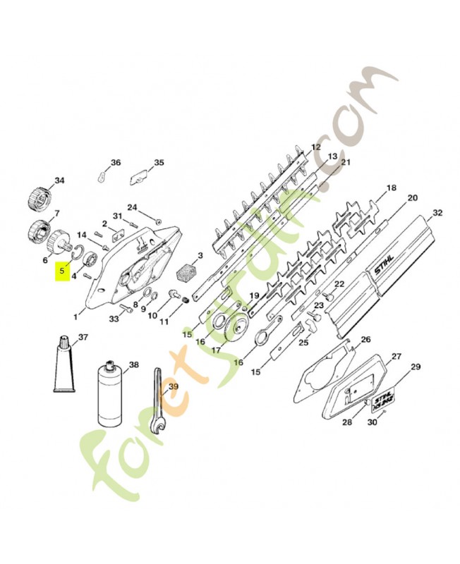 Circlip 35x1,5 Stihl réf. 9456-621-3860