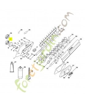 Pièce d'accouplement stihl réf. 4213-007-1000