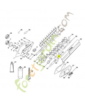 Vis de guidage Stihl réf. 4206-713-6502