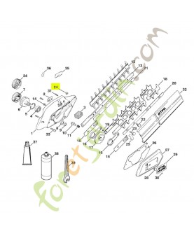 Écrou à six pans M6 Stihl réf. 9216-261-0900