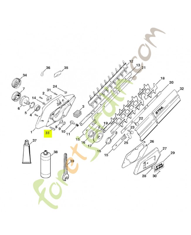 Vis cylindrique is m6x25 Stihl réf. 9022-341-1350