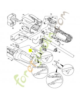 Ressort coudé Stihl réf. 0000-998-0406