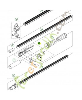 Couvercle Husqvarna ref. 596262101