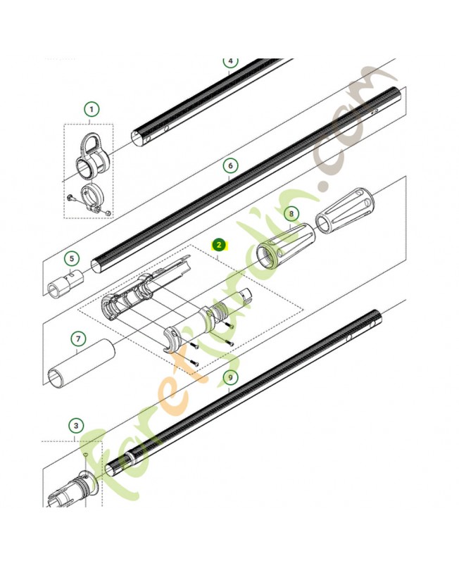 Couvercle Husqvarna ref. 596262101