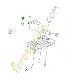 Vis Husqvarna ref. 544362701 Remplace référence 521860801 ; 578394801