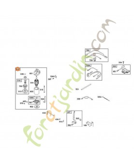 593936 demarreur briggstratton Remplace référence 693552 et 0003-000-3176