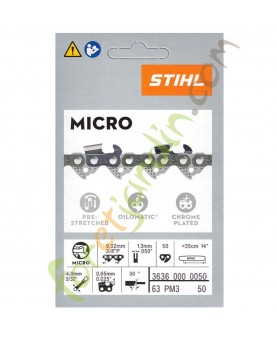 Lot de 5 chaines tronconneuse 35 CM  Stihl 3636-000-0050 en stock
