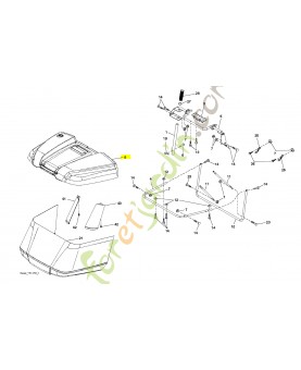 Couvercle Husqvarna ref. 583503801