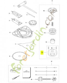 Couvercle Husqvarna réf : 544044402