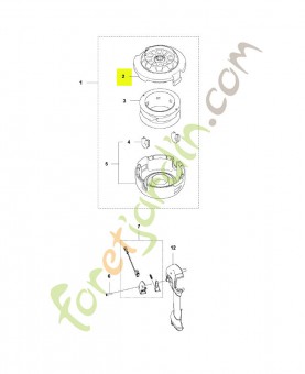 Carter complet Husqvarna réf : 592758801