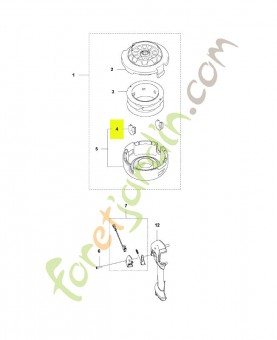 Douille Husqvarna réf : 595015101