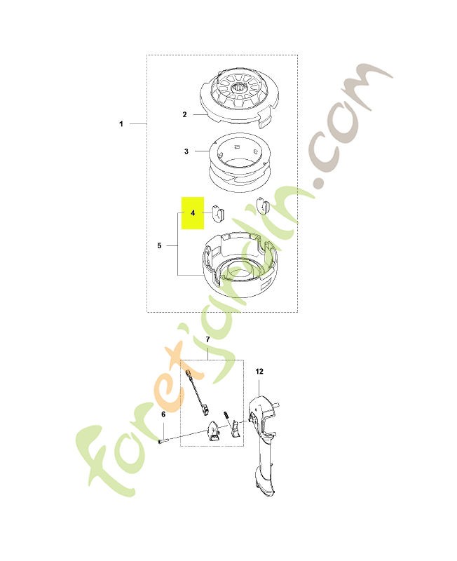 Douille Husqvarna réf : 595015101