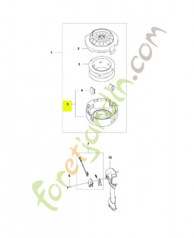 Couvercle Husqvarna réf : 592759701