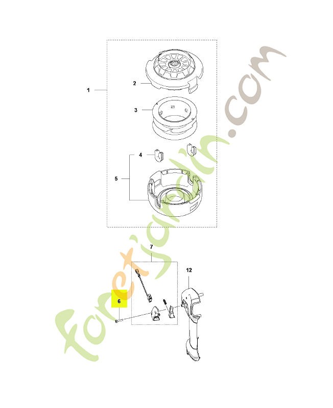 Vis Husqvarna réf : 580292901