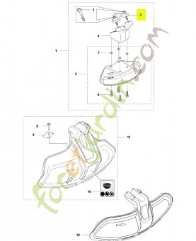 Couvercle husqvarna réf : 574530602