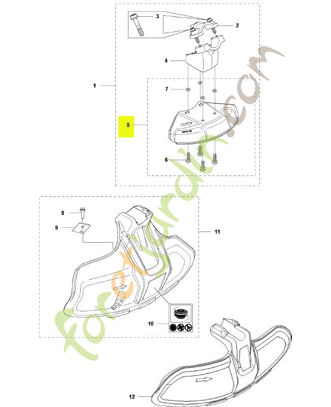 Protège lame Husqvarna réf . 574532602