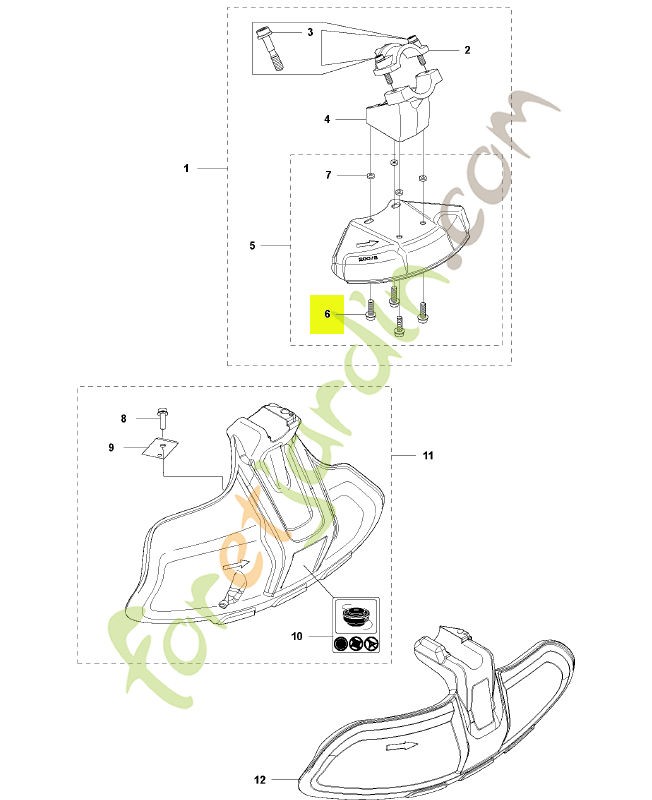 Vis Husqvarna réf . 525755202