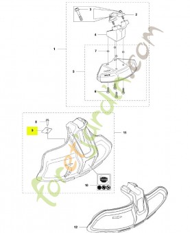 Couteau Husqvarna réf . 503798802