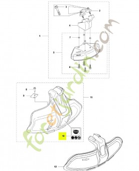 Autocollant Husqvarna réf. 503742901