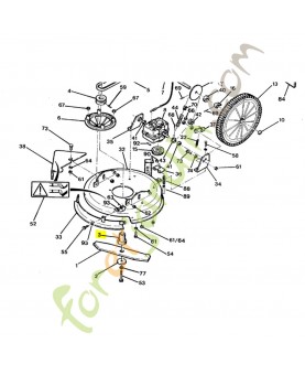 Moyeu de lame gcv Honda réf. PB15325