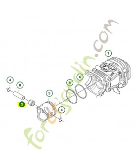 Roulement Husqvarna ref. 505297301