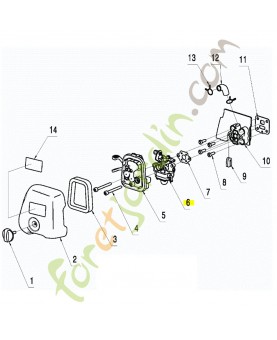 Carburateur Husqvarna ref. 584274101