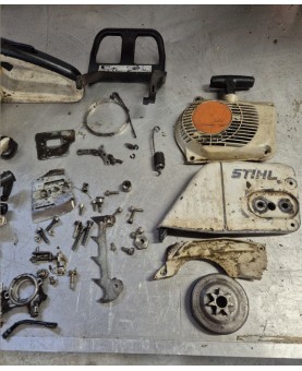 Lot de pièces d'occasion pour tronconneuse Stihl MS 260