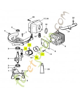 Piston Ø 34 mm Stihl réf. 4237-030-2002