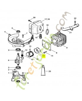 Segment d 34 x 1,5 Stihl réf. 4137-034-3000