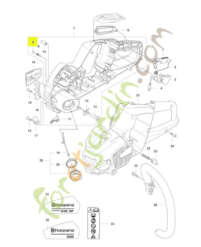 Filtre Husqvarna ref. 537403501
