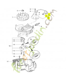 Module d'allumage Stihl réf. 4237-400-1302