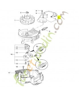 Contact de cable d'allumage Stihl réf. 4237-405-1000