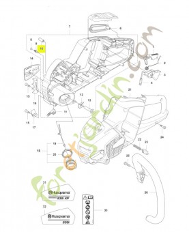 Goupille Husqvarna ref. 501623301