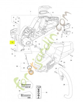 Vis Husqvarna ref. 503217416
