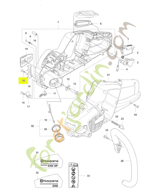 Vis Husqvarna ref. 503217416