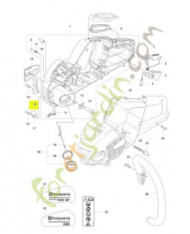 Griffe Husqvarna ref. 577286601