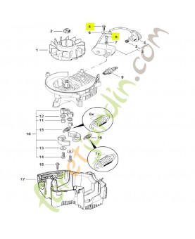 Vis cylindrique IS-D4x18 Stihl réf. 9075-478-3018