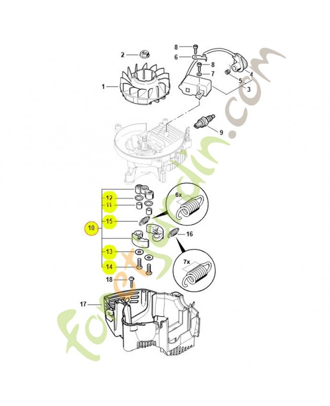 Embrayage Stihl réf. 4237-160-2001