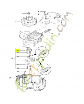 Rondelle 16x10x0,5 Stihl réf. 0000-958-1000