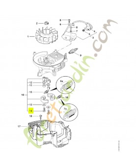 Vis six pans m6 Stihl réf. 0000-951-0606