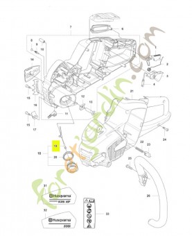 Support Husqvarna ref. 503578901