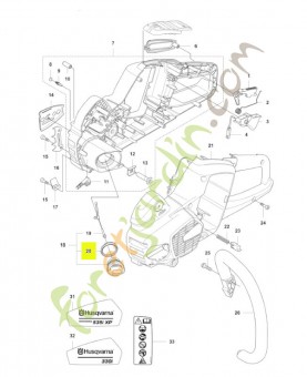 Joint Husqvarna ref. 537215001