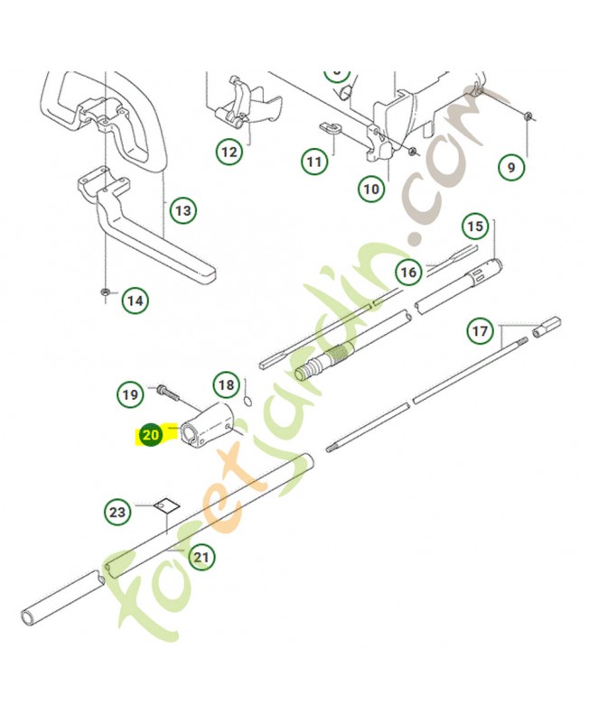 Connexion Husqvarna ref. 531007709