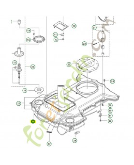 Bande d'étanchéité Husqvarna ref. 574874701