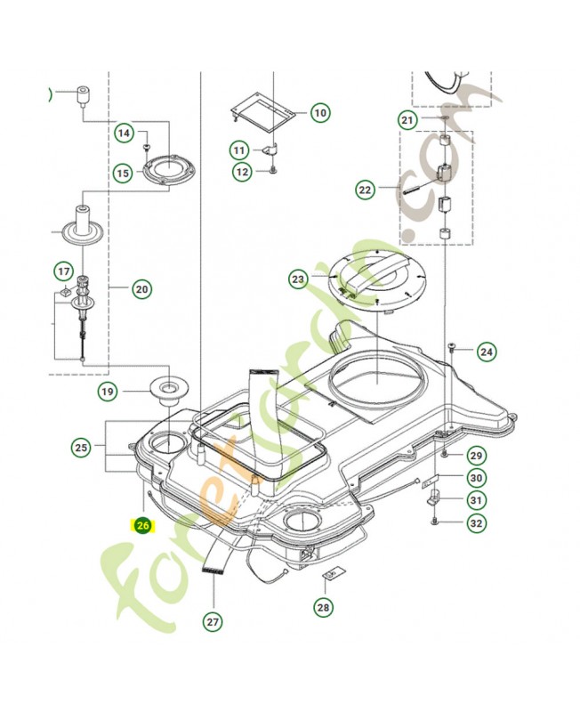 Bande d'étanchéité Husqvarna ref. 574874701
