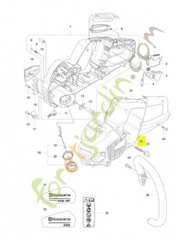 Ressort Husqvarna réf : 585480001