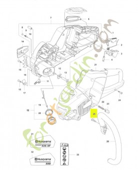 Vis Husqvarna ref. 503218876