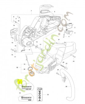 Autocollant Husqvarna ref. 578229003