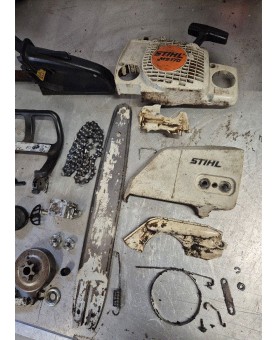 Lot de pièces d'occasion pour tronconneuse Stihl MS 170